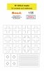 Omask 25002 Fw Bf 109G-6 masks for crosses and walkways 1/35